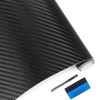 LZLRUN 3D Carbon Fiber Vinyl Wrap - Outdoor Rated for
