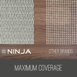 Ninja Extra Thick Rug Pad Gripper for Hardwood Floors, 5x8 FT, Slip Resistant Grip Pads for Hard Surfaces, Adds Cushion and Maximum Protection, Keeps Area Rugs and Carpets Safe and in Place on Floor