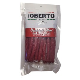 Oh Boy! Oberto Classics Cocktail Pep Smoked Sausages | 12 Ounce Per Bag (3 Pack)