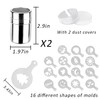 Mauts-inus 2 Pack Chocolate Shaker Powdered Sugar Shaker Duster 16