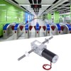 Worm Gear Motor Double Shaft Coaxial M8 Thread Speed Reduction