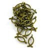 Bedazzlinbeads 30 Antique Bronze Plated Metal 3/4 inch Christian Fish