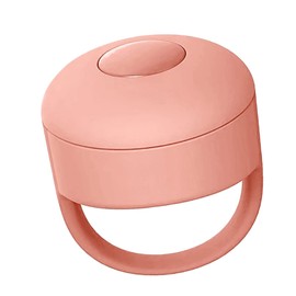 zalati Bluetooth-Fingerspitzen-Videocontroller Ring-Fernbedienungsgerät Seite umblättern Browsing Likes für Kurze Tiktok-Videos YouTube-Kameraauslöser - Pink