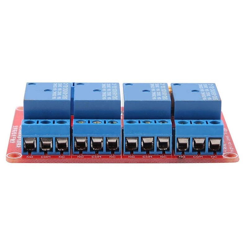 5V/12V/24V 4-Channel Relay Module, Optocoupler Relay Module Board High &