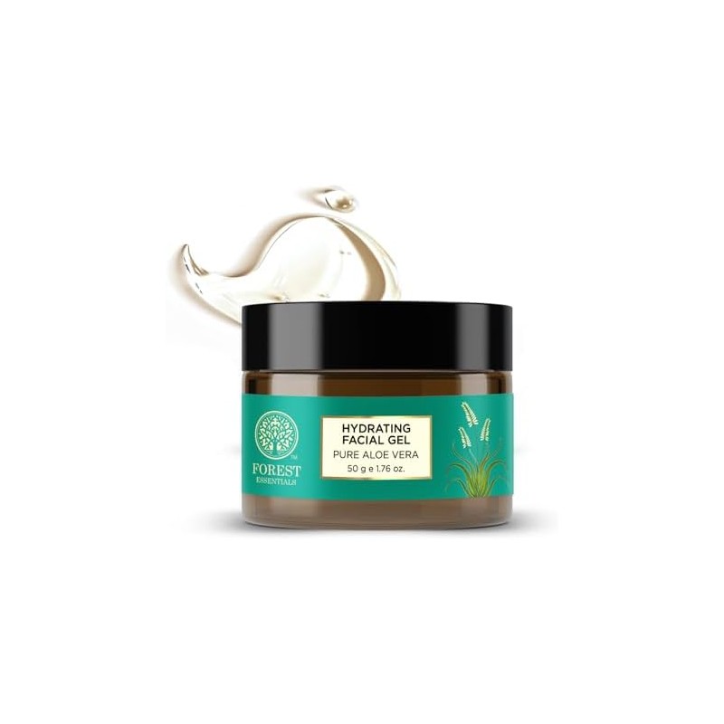Forest Essentials Pure Aloe Vera Light Hydrating Gel, 50g