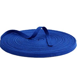 50 Meters Cotton Ribbon Herringbone Webbing Trim Fabric Tape Tapestry for Bias Binding Gift Wrapping Embellishment Craft Width 10mm (Royal Blue)