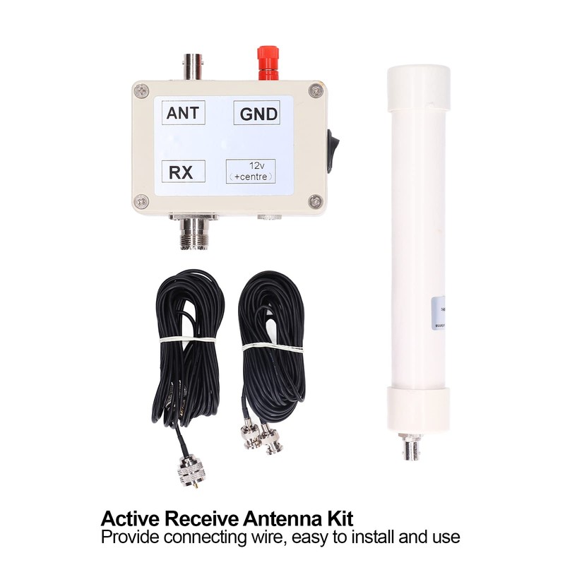 VLF LF HF VHF Active Receiving Antenna Kit, Active Antenna,