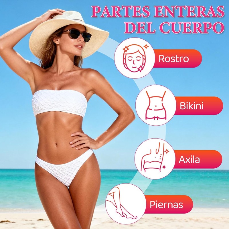 6PCS Cera para Depilar Granos, Cera sin Dolor, Granos de