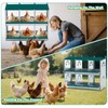 Yafylly Chicken Nesting Box for Laying Eggs, Metal Chicken Laying