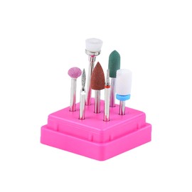 7 Pcs Nail Drill Bit Set Tungsten Carbide Diamond Nail Cutter Carbide Nail File for Gel Nails Cuticle Manicure Pedicure