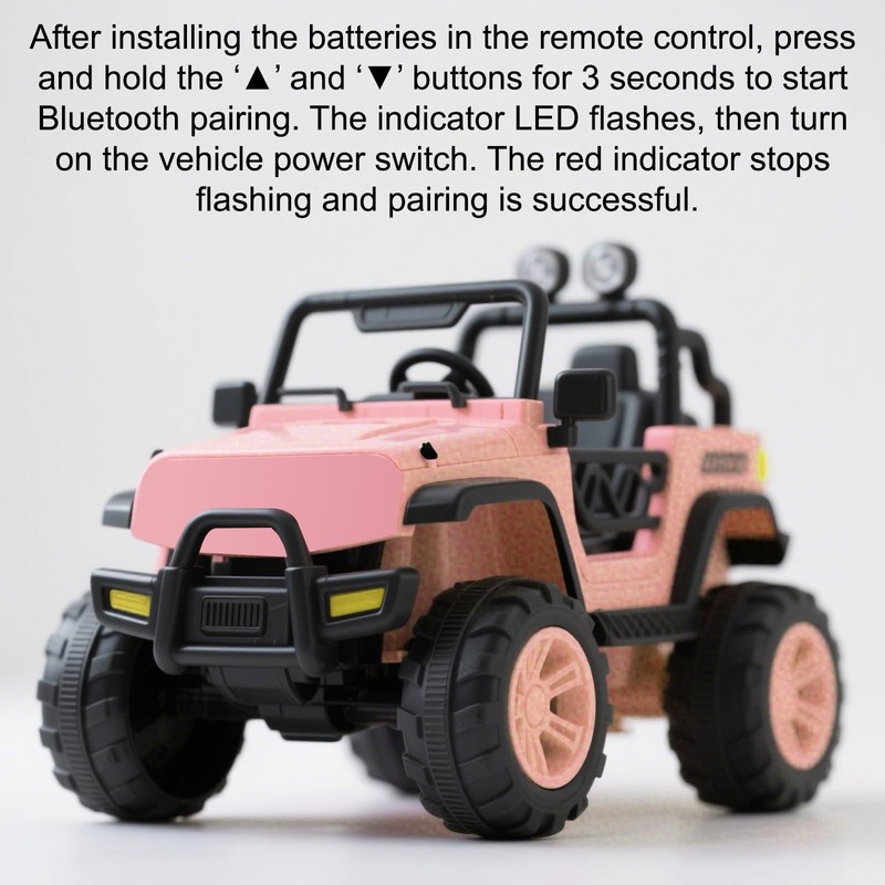 JR1602FCC 2.4ghz Bluetooth Remote Control for Power Wheels, Remote Controllor