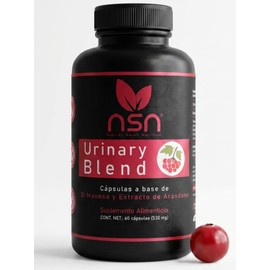 NSN Naturalsmart Nutrition - NSN | Urinary Blend - Vitaminas para el tracto Urinario | Formulado por la Dra. Friné Velázquez | con D- Manosa y