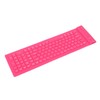 Foldable Silicone Keyboard 108 Keys Waterproof Full Sealing Design Mute