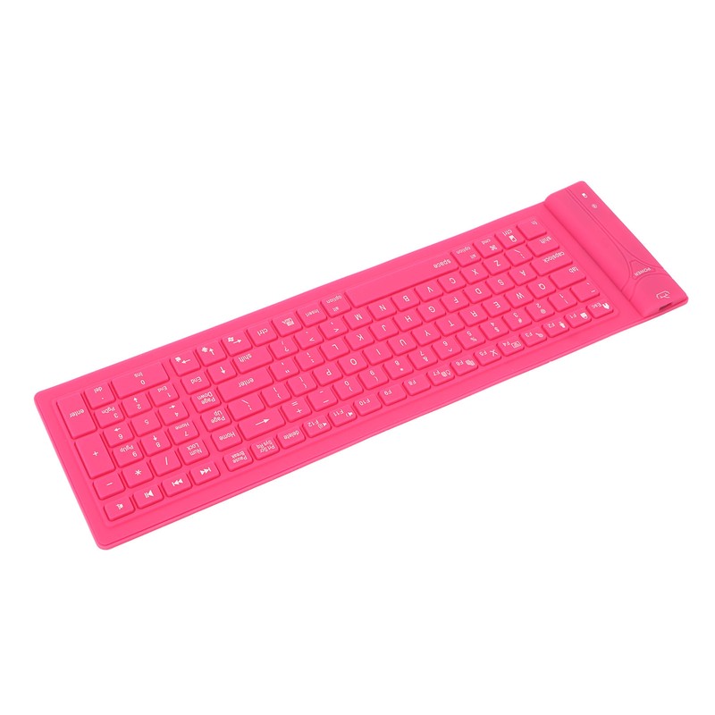 Foldable Silicone Keyboard 108 Keys Waterproof Full Sealing Design Mute