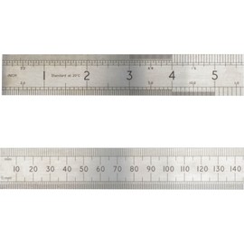 Advent ASR300 300 mm/12-Inch Precision Steel Rule - Silver