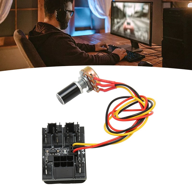 PWM Fan Hub DC 12V 8 Channel Flexibility Fan Power