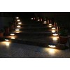 Solar Powered Step Lights (2-Pack) - Elegant Curved Modern Design