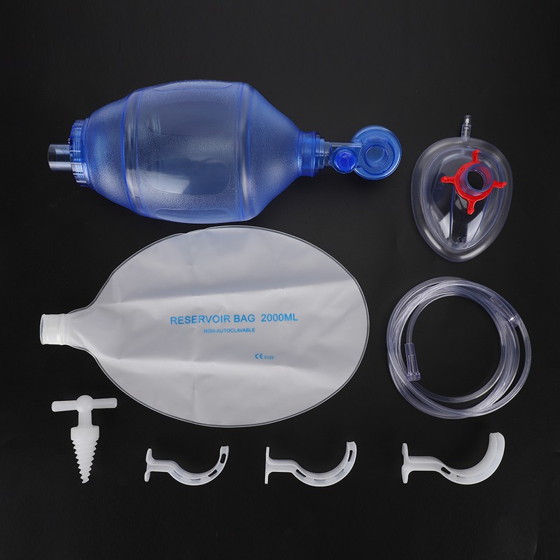 PVC Breathing Manual Resuscitator Emergency Aid Artificial Resuscitation DevicesChild 2#