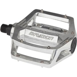 Haro Fusion DX Alloy Bicycle Pedals (Silver, 9/16)