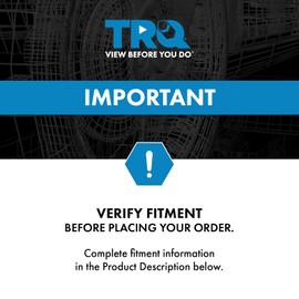 TRQ Front Right Fog Light Hole Cover Black Passenger Side Compatible with 2009-2011 Honda Civic HO1039100