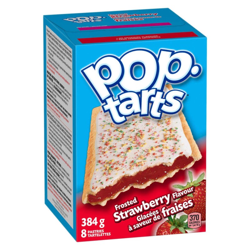 Pop Tarts Kellogg's Pop Tarts Toaster Pastries, Frosted Strawberry 8ct,
