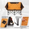 EMERIT Oversized Double Duo Camping Chair Folding Camping Loveseat 2