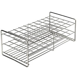 Sanwa Kaken SS24-50 Stainless Steel Test Tube Stand, 0.9 inch (24 mm), 5 x 10 Array