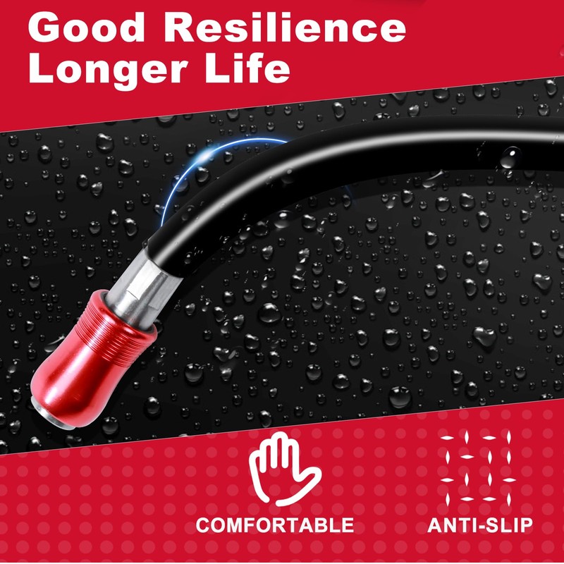 Geinxurn 12Inches Flexible Drill Bit Extension Screwdriver Bit Holders, 1PACK