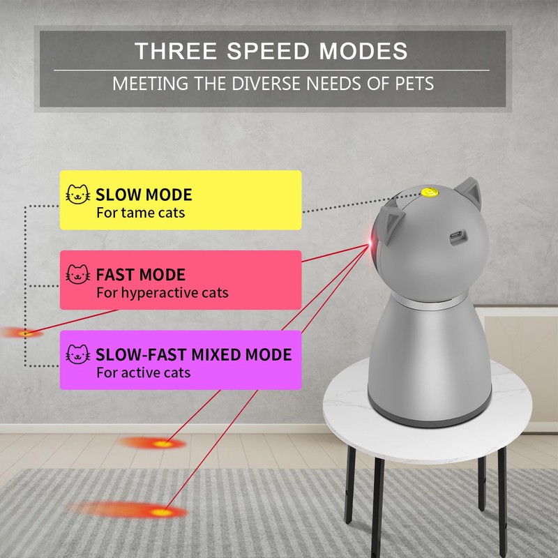 YVE LIFE Laser Cat Toys for Indoor Cats,The 4th Generation