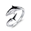 Shusukue Killer Whale Open Ring for Her Orca Open Ring