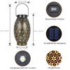 Görvitor Outdoor Solar Lantern - Metal Hanging Solar Lantern -