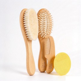 Cepillo para Cabello Bebe 4 Piezas, Peine para Bebe