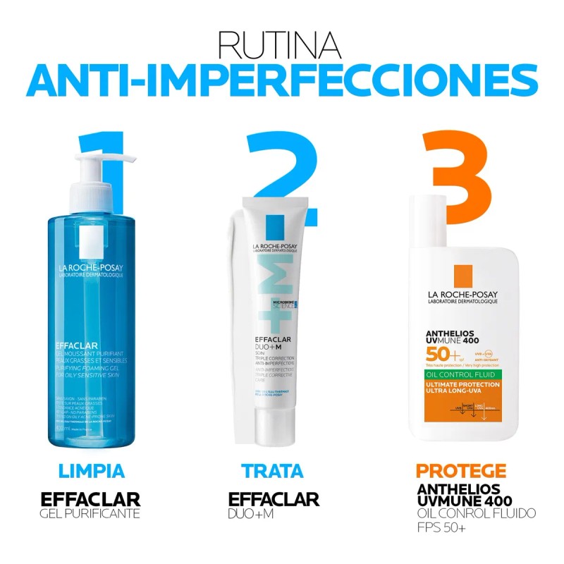 Effaclar Duo Crema Hidratante Anti Imperfecciones Grasa Día Noche