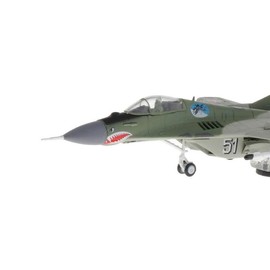 1/100 Scale MIG-29 Russian Fighter Plane Metal Fighter Model Diecast Plane Model for Collection Gift