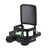 Plastic Microphone Shock Mount Anti-vibration Mic Holder Stand with Metal