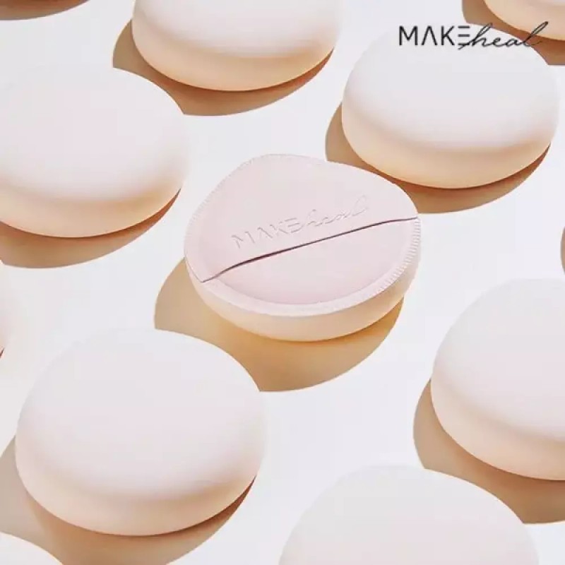 Makehill 메이크힐 구름 팡팡 퍼프 대왕쿠션 대왕퍼프 2개입 + 케이스