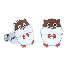 Katy Craig, 925 Sterling Silver Hamster Earrings