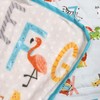 Alphabet Animals Toddler Naptime Blanket with Attached Removable Pillow, 44”x20”