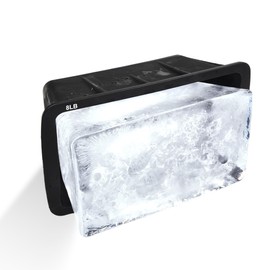 Gosmol Extra Large Ice Block Mold - Ice Cubes for Cold Plunge or Coolers,Reusable Silicone Ice Molds for Ice Bath Chiller, Big Ice Tray Dishwasher Safe