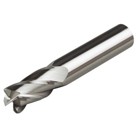 Micro 100 GEC-250-4-030X Corner Radius End Mill, 1/4" Cutter Dia, 3/4" LOC, .030" Corner Rad, 4 Fl, 1/4" Shank Dia, 2-1/2" OAL, AlTiN