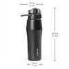 Cupture Action Water Bottle Flip Top with Handle - 22oz