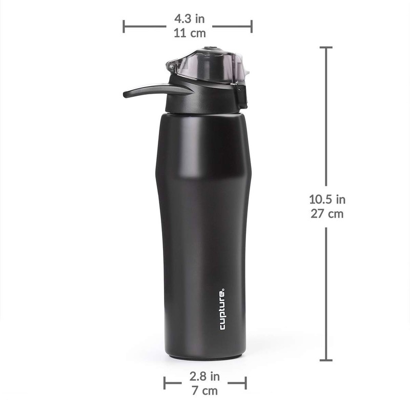 Cupture Action Water Bottle Flip Top with Handle - 22oz