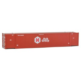 Walthers SceneMaster HO Scale Model of Hub Group (red, White) 53' Singamas Corrugated Side Container,949-8521