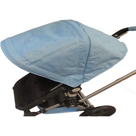 Light Blue Sun Shade Canopy Hood Cover Umbrella for Bugaboo Cameleon 1, 2, 3, & Frog Baby Child Strollers