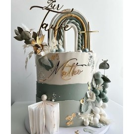 Set I Zur Taufe I Kommunion I Konfirmation mit Namen und Kreuz I Tauftorte