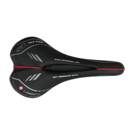 Selle Monte Grappa Liberty Max Composite Italy Saddle Seat Ergonomic Gel Road Mountain Bike Bicycle (Black 1410)