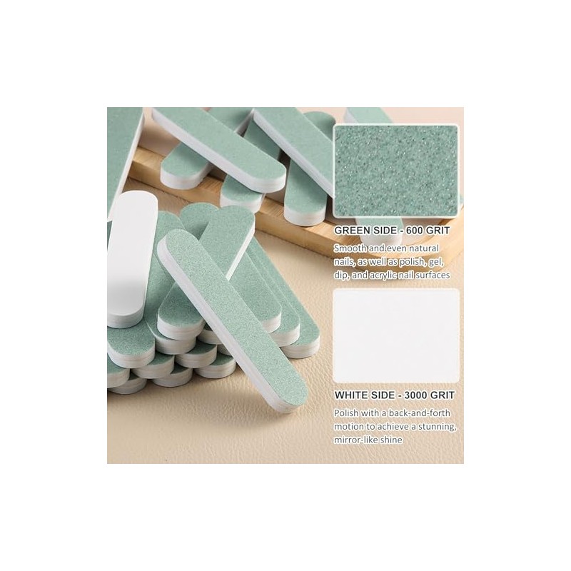 SUTOKAKA Kit de pulido de uñas de 25 piezas con