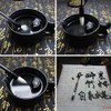 6 Pcs Piston Water Brush Chinese Japanese Calligraphy Pen Adjustable