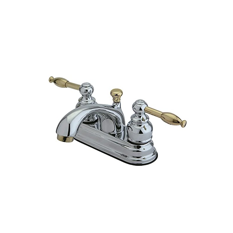 Kingston Brass KB2604KL Knight 4-Inch Centerset Lavatory Faucet, Polished Chrome