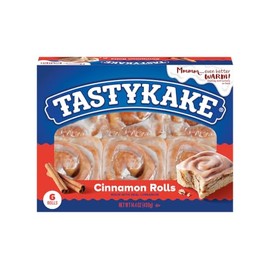 Tastykake Cinnamon Rolls, 6 Count, Made with Real Cinnamon, 14.4 oz (Pack of 2)